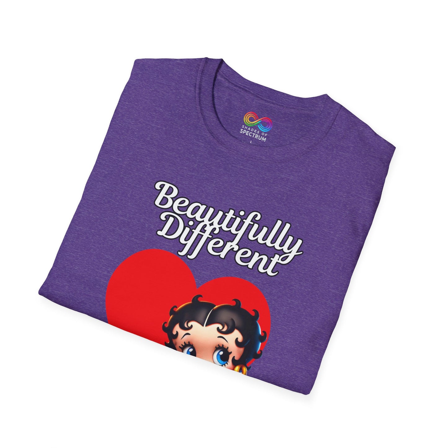 Autism Awareness Betty Boop -Soft style T-Shirt