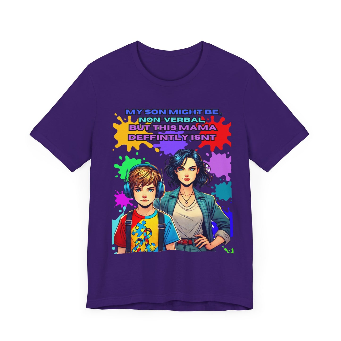Autism Awareness Unisex Tee // a Mothers love.