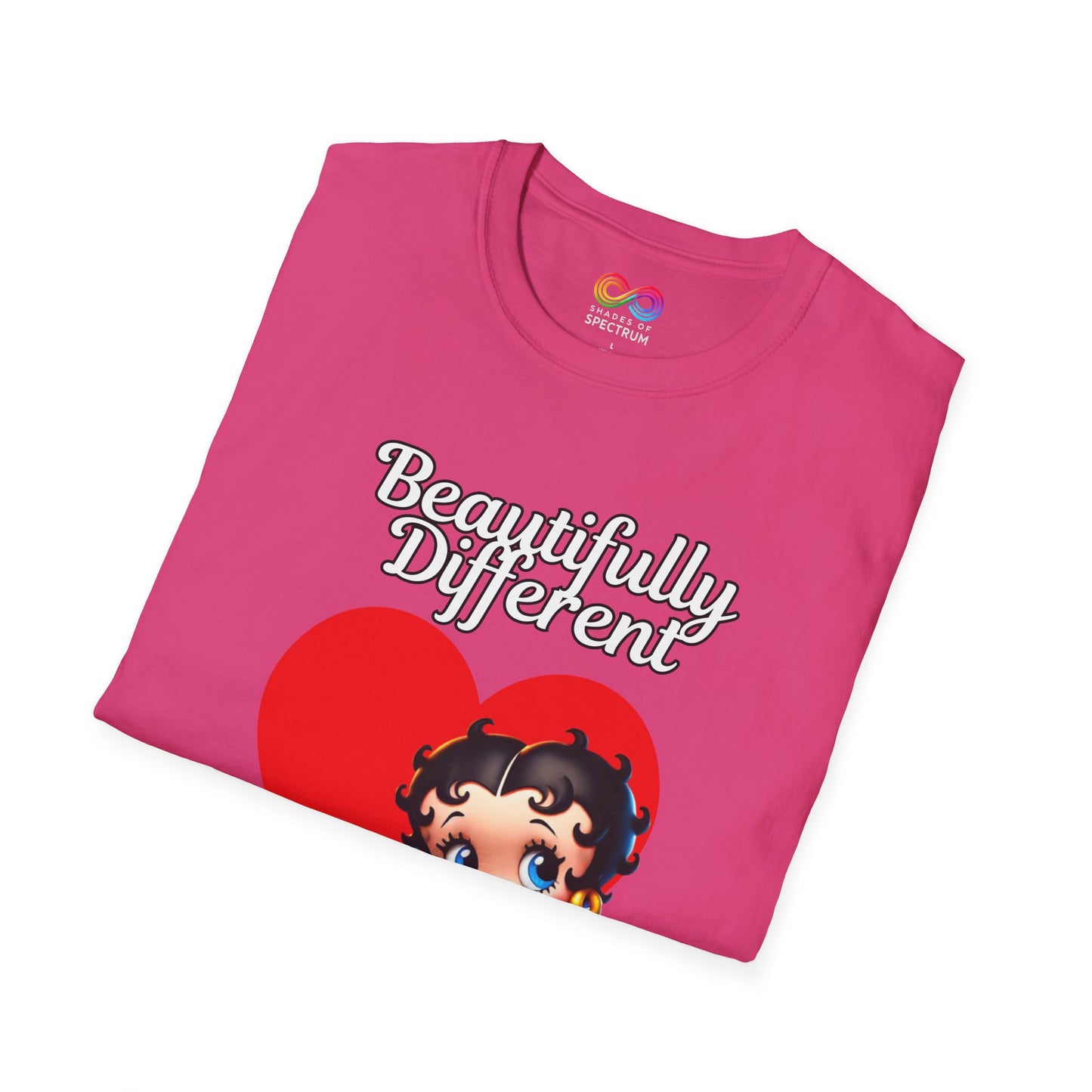 Autism Awareness Betty Boop -Soft style T-Shirt