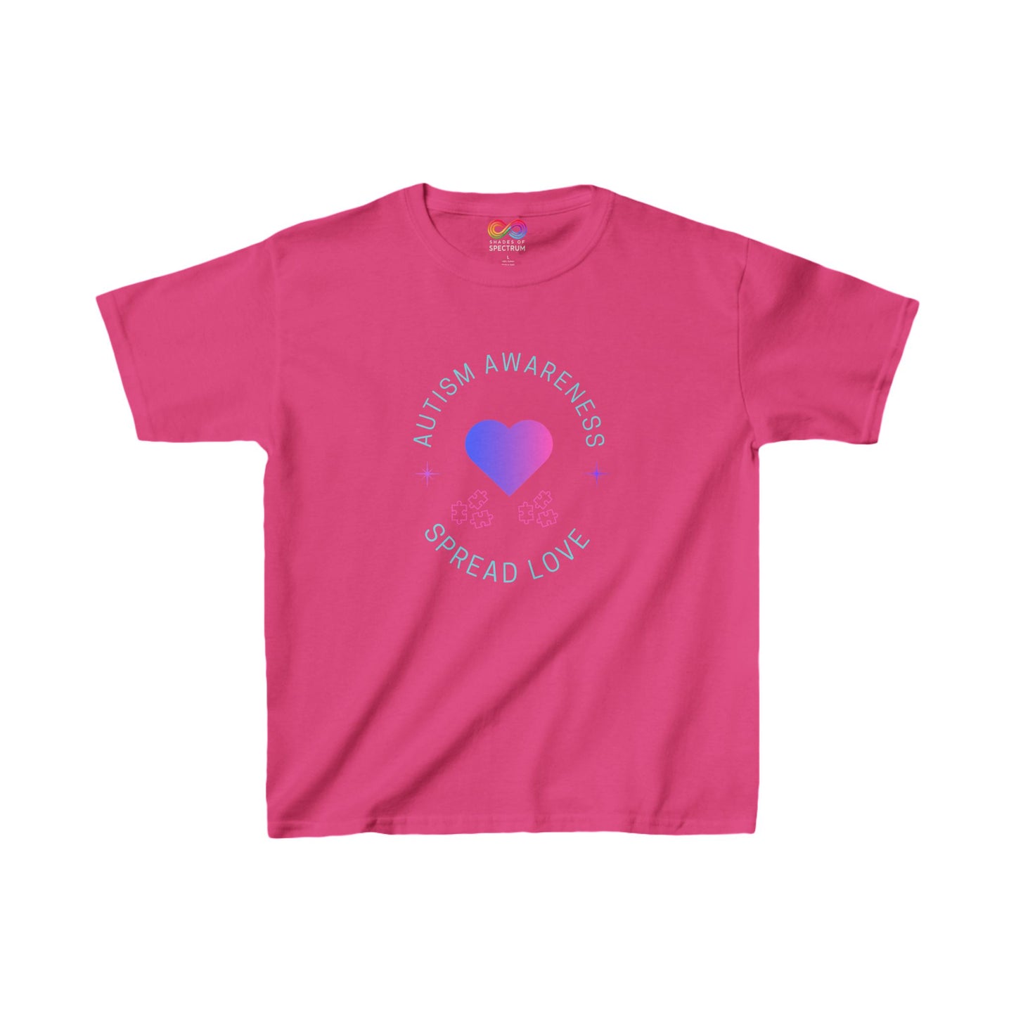 Kids Heavy Cotton™ Tee- Autism Awareness