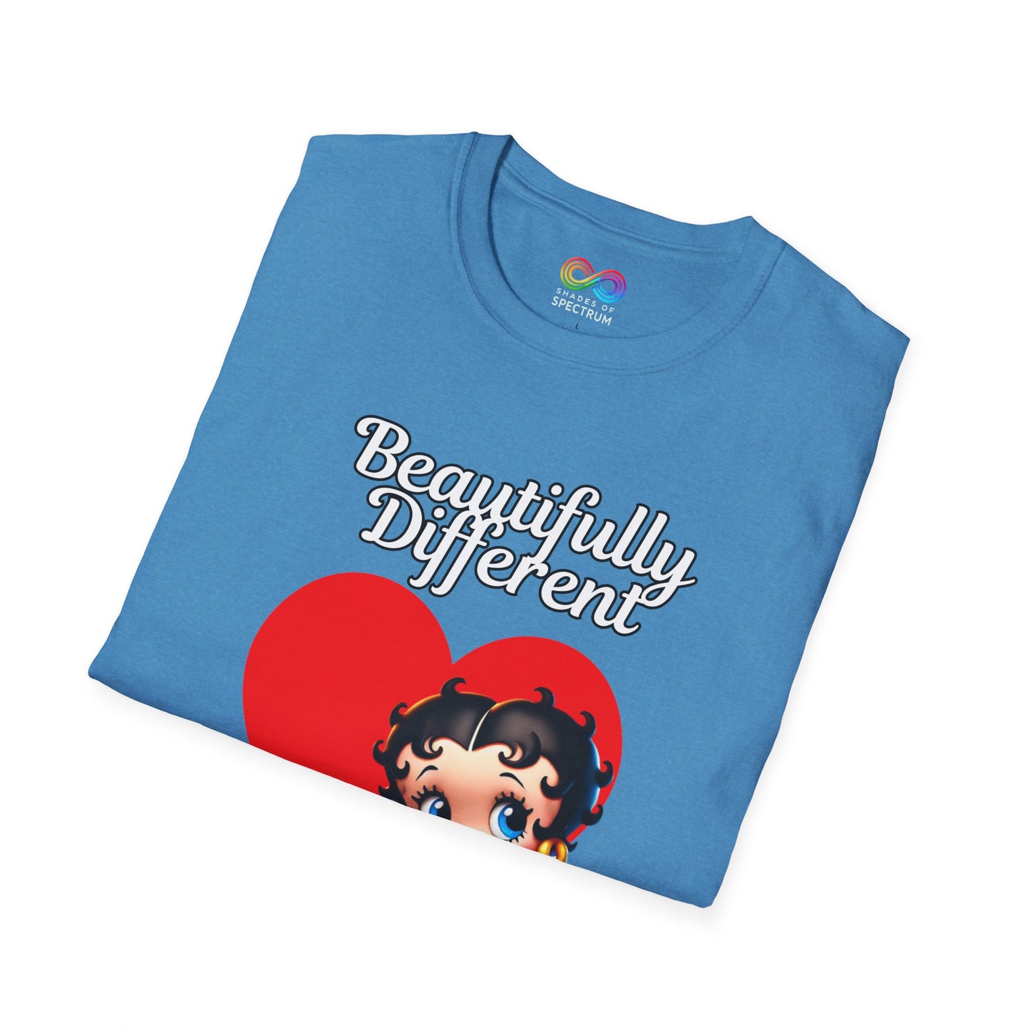 Autism Awareness Betty Boop -Soft style T-Shirt