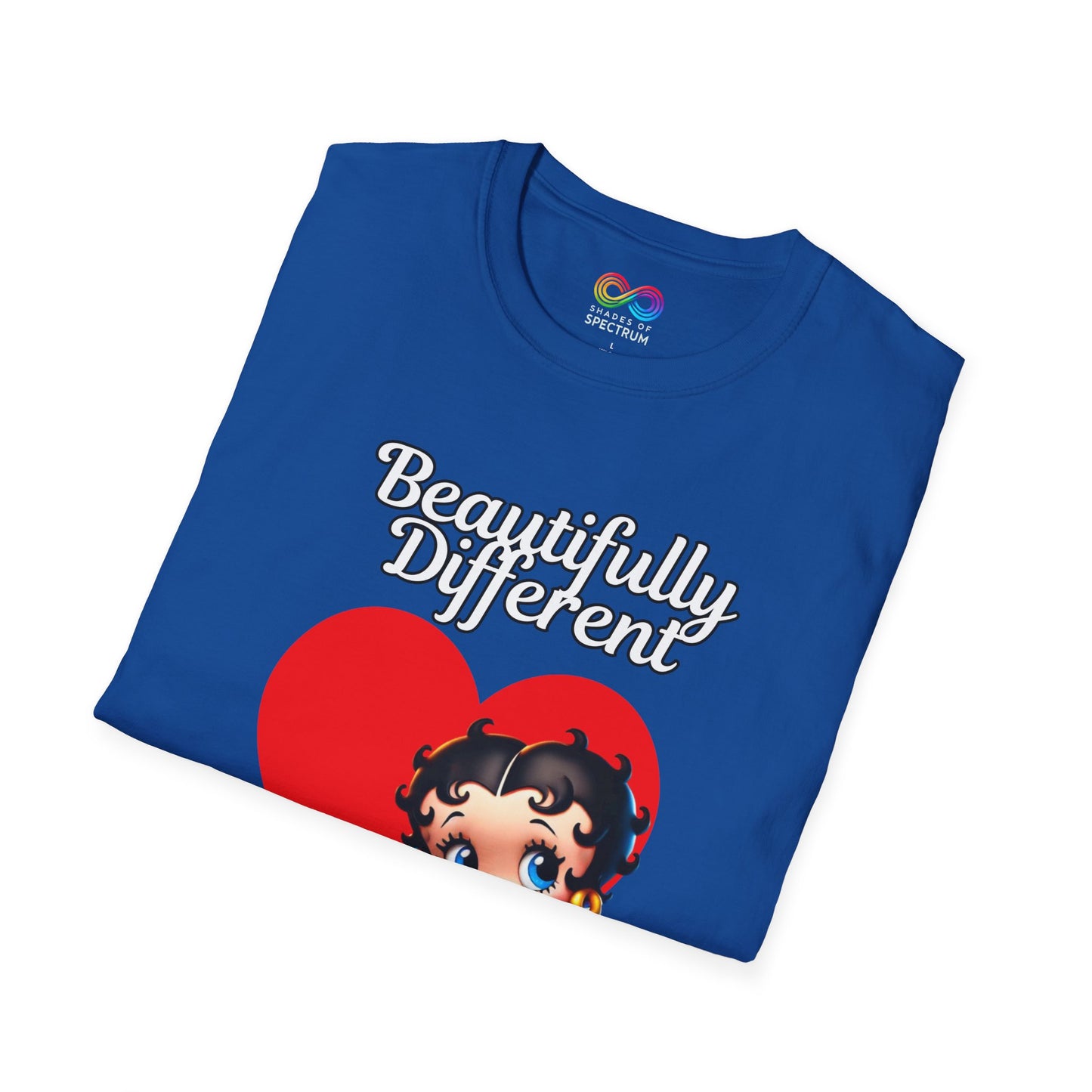 Autism Awareness Betty Boop -Soft style T-Shirt