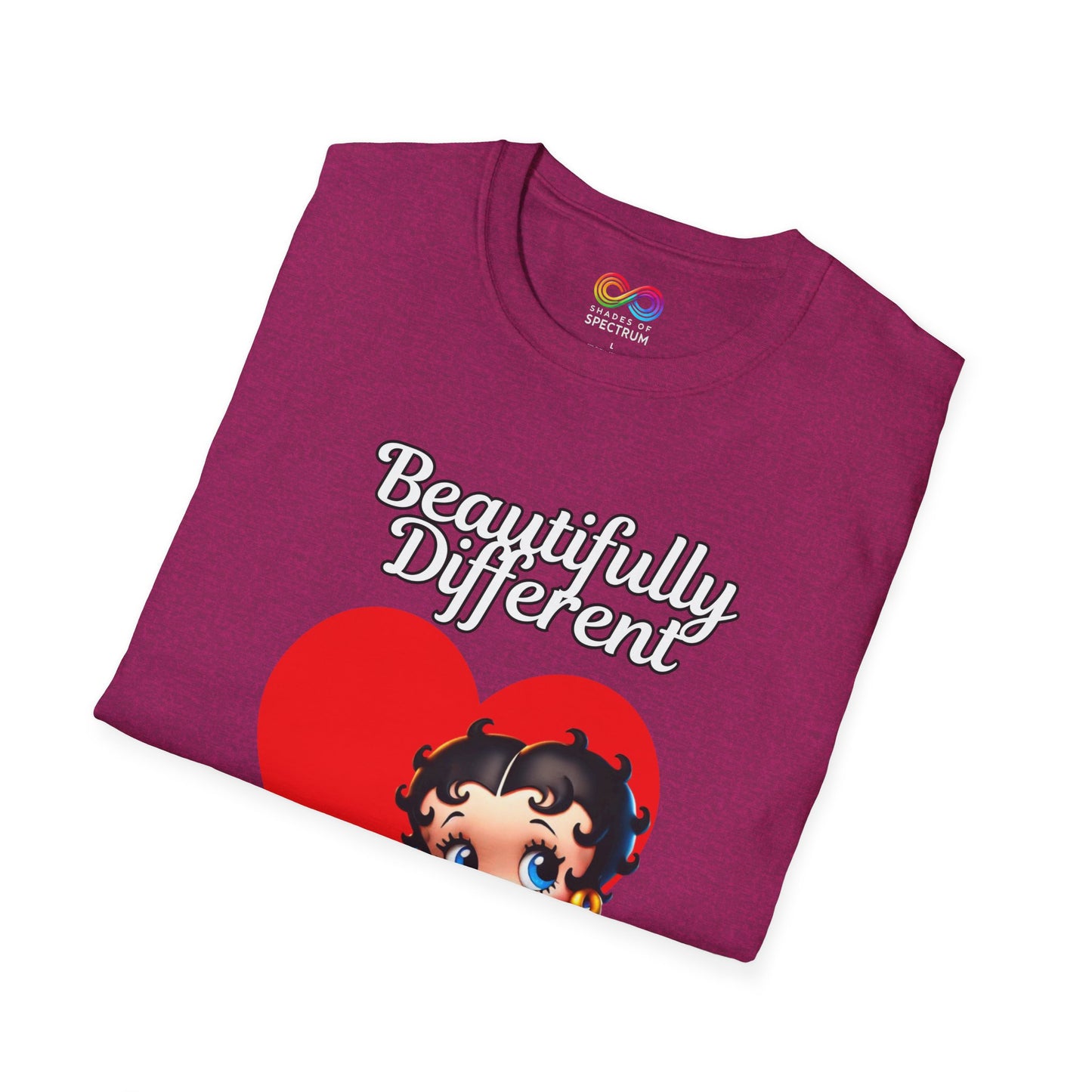 Autism Awareness Betty Boop -Soft style T-Shirt