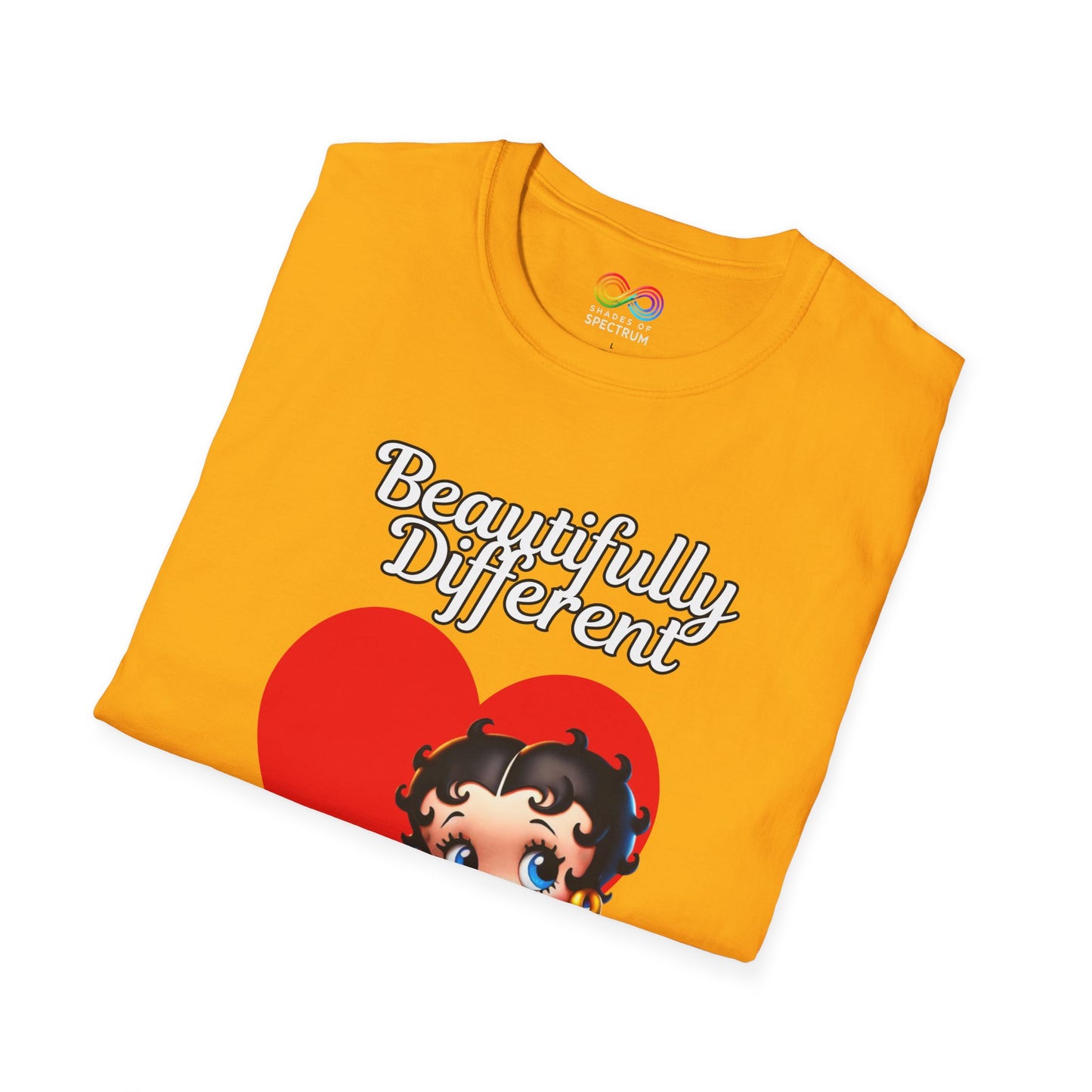 Autism Awareness Betty Boop -Soft style T-Shirt