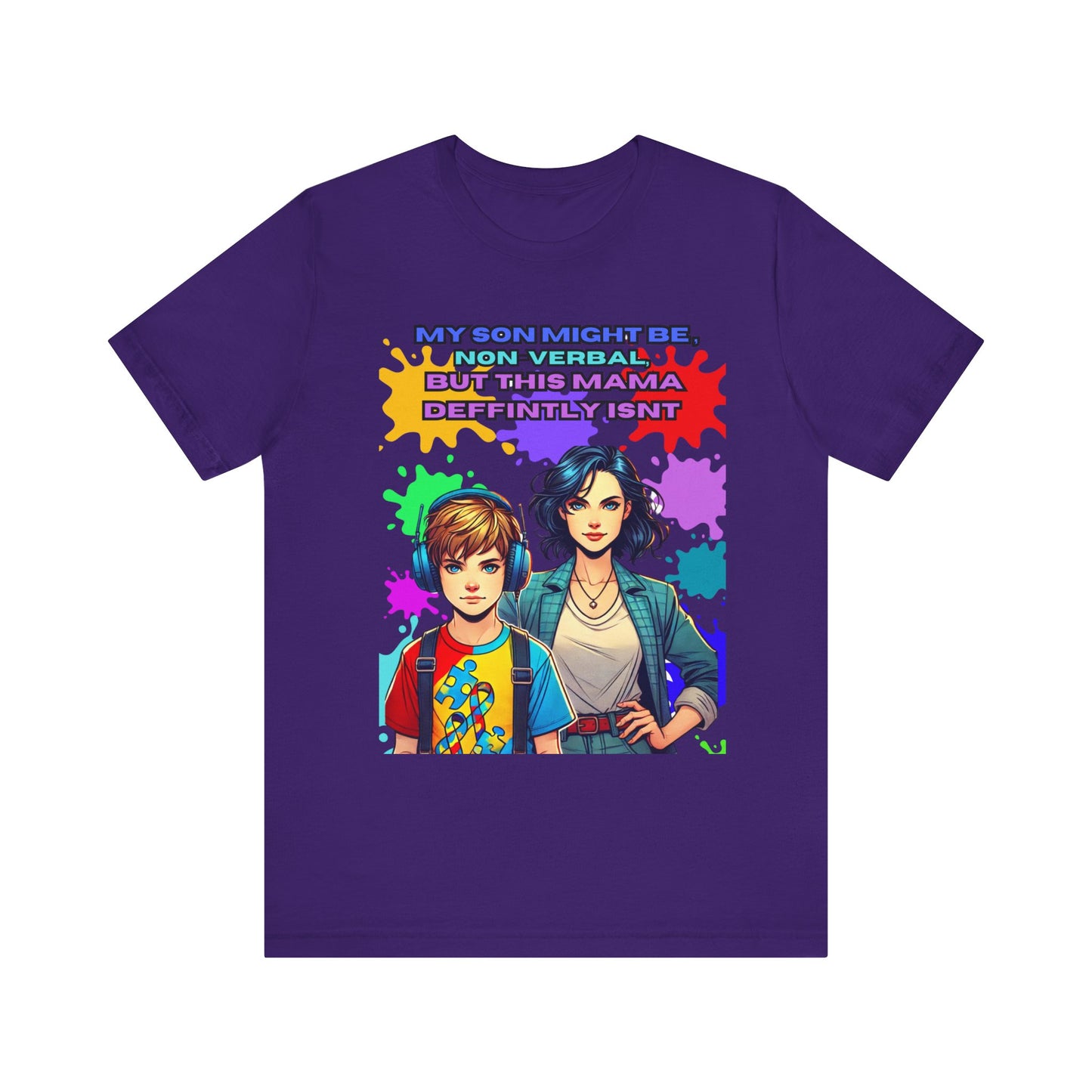 Autism Awareness Unisex Tee // a Mothers love.
