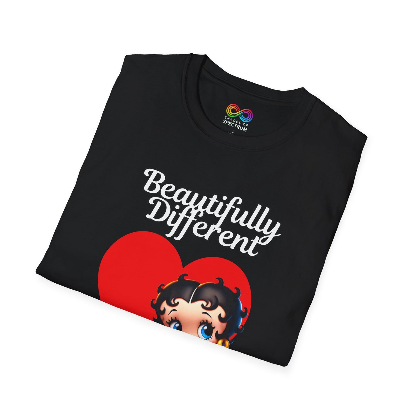 Autism Awareness Betty Boop -Soft style T-Shirt
