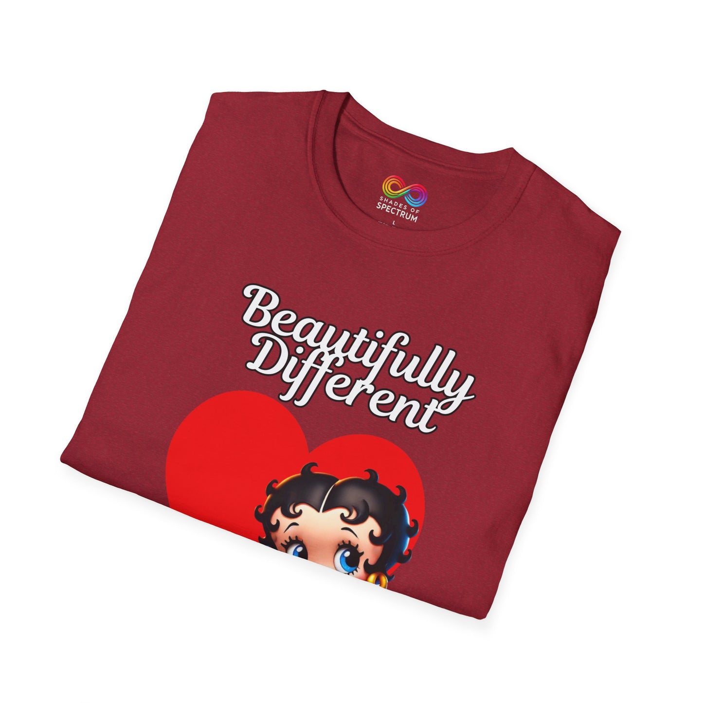 Autism Awareness Betty Boop -Soft style T-Shirt