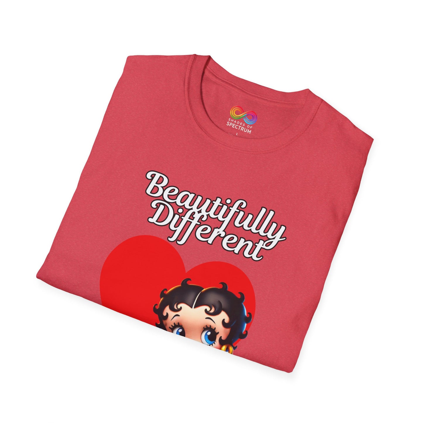 Autism Awareness Betty Boop -Soft style T-Shirt