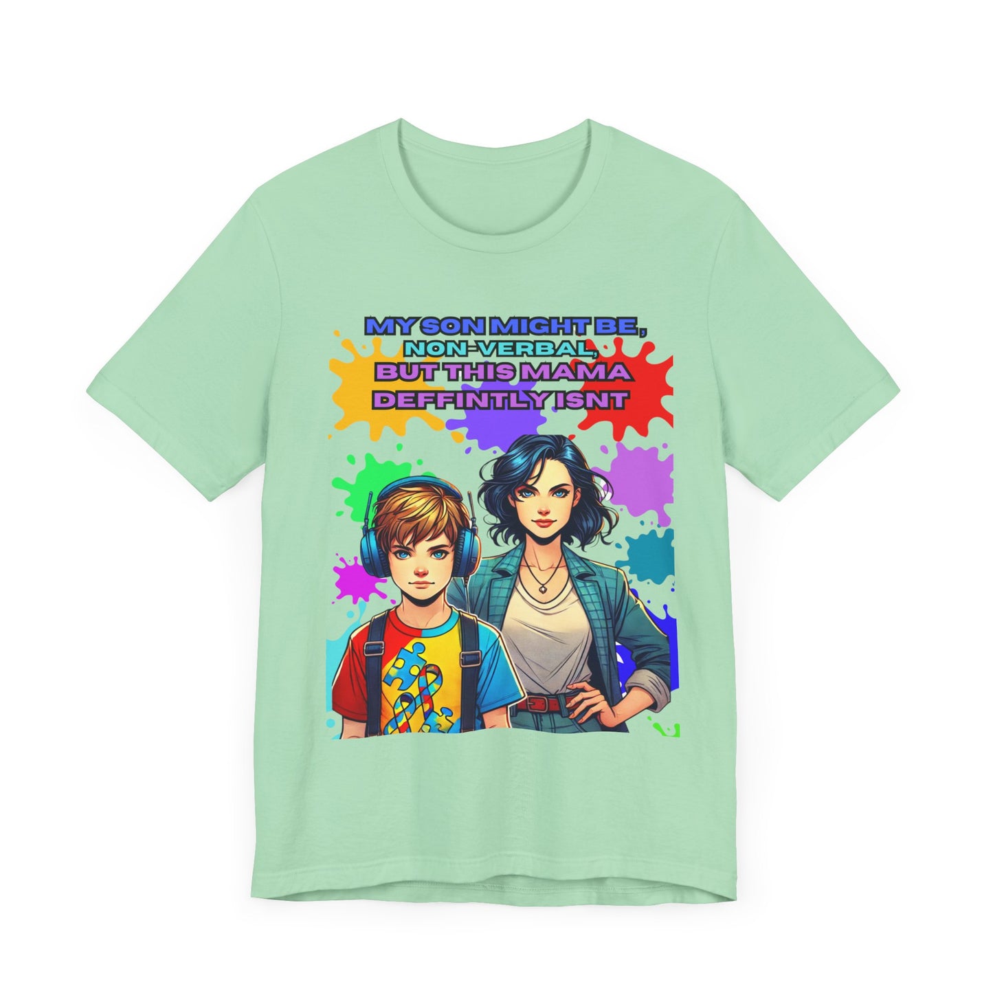 Autism Awareness Unisex Tee // a Mothers love.
