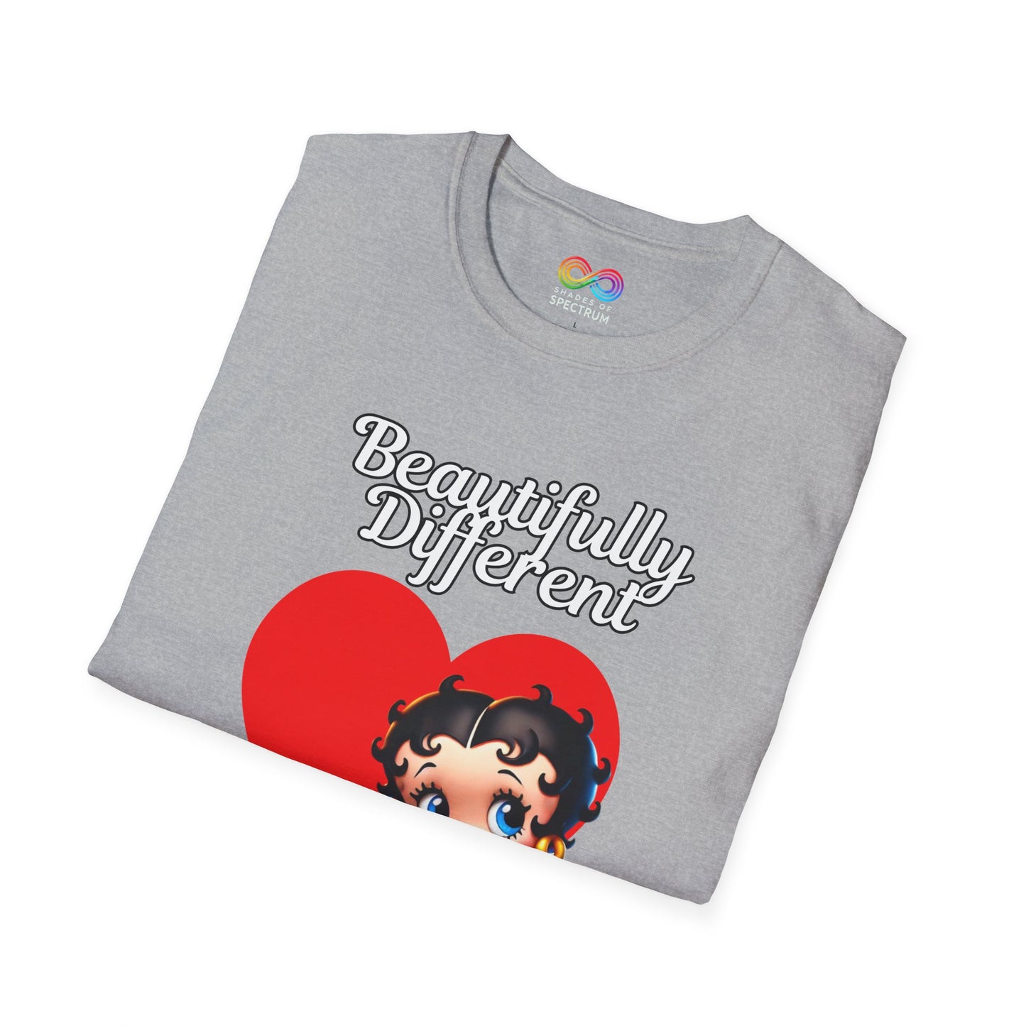 Autism Awareness Betty Boop -Soft style T-Shirt