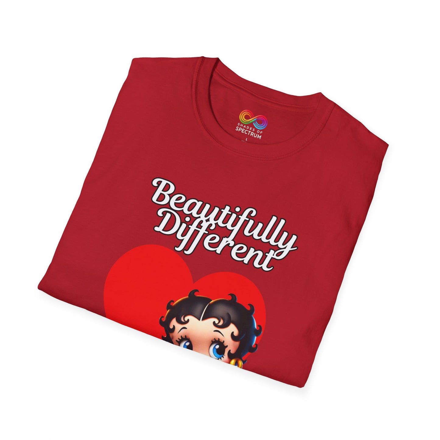 Autism Awareness Betty Boop -Soft style T-Shirt