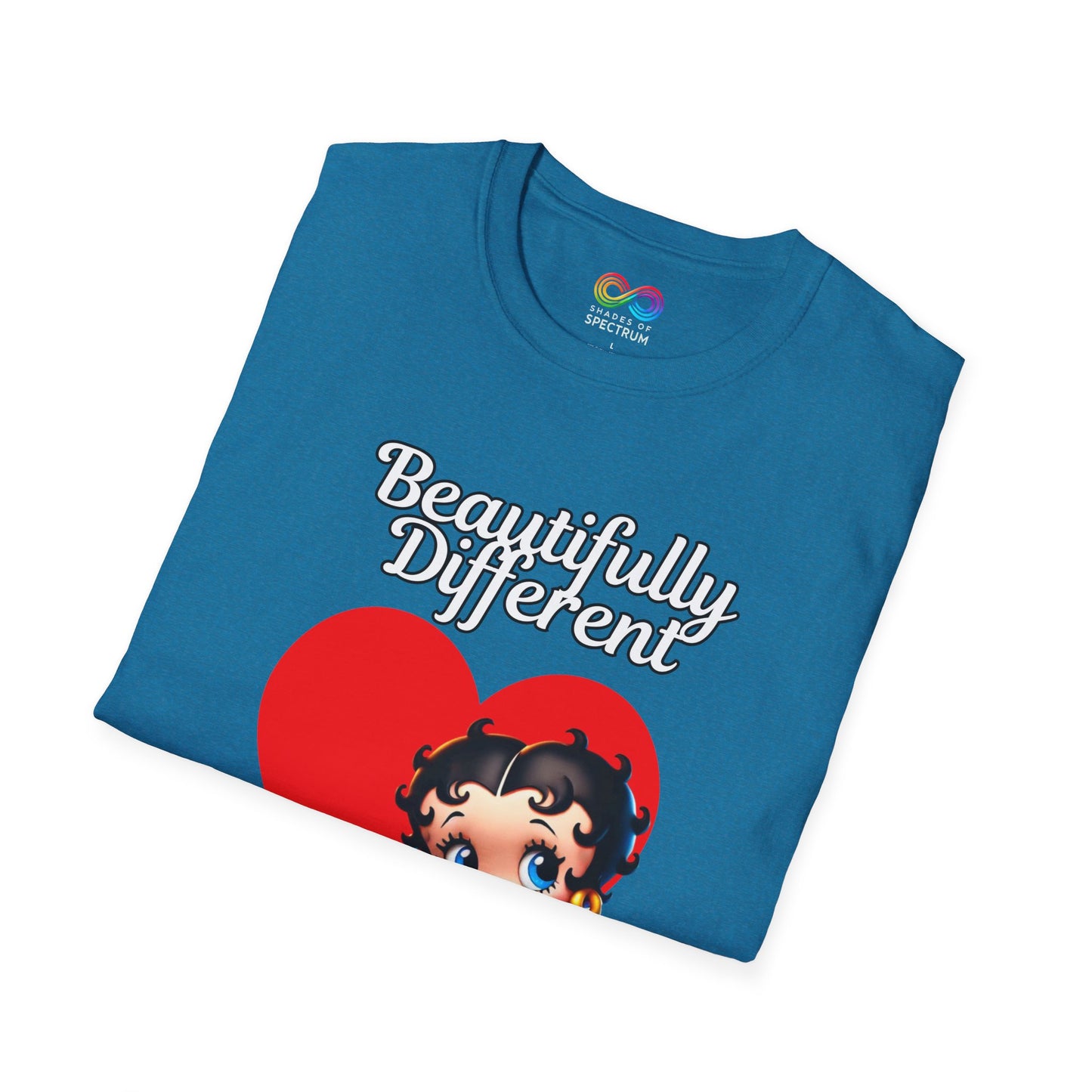 Autism Awareness Betty Boop -Soft style T-Shirt